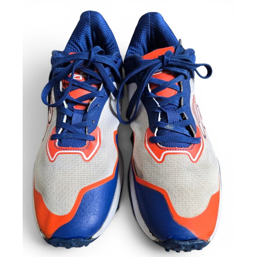 Boombah Viper Turf Baseball Cleats Men's Size 8 Blue Orange Training Shoes